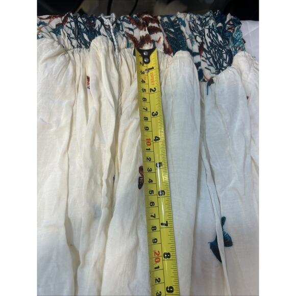 Ace Fashion Maxi Floor Woman's Sz L Spaghetti Strap Summer Cottage Fairy Crochet - Picture 5 of 16